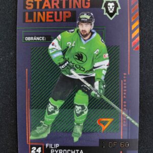 2023/2024 Sportzoo Serie 2 Starting Lineup 2nd Period SL-57 Filip Pyrochta Inzert /60