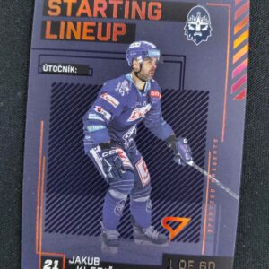 2023/2024 Sportzoo Serie 2 Starting Lineup 2nd Period SL-82 Jakub Klepiš Inzert /60