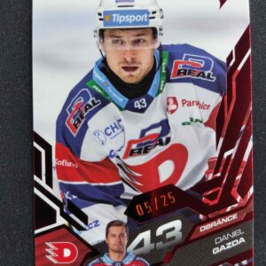 2025/2026 Sportzoo Serie 1 Ruby Red 22 Daniel Gazda Paralel 05/25