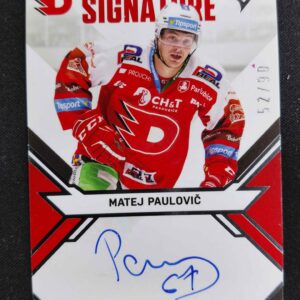 2021/2022 Sportzoo Serie 1 Authentic Signature Level 1 SL1-PA Matej Paulovič AUTO 52/90