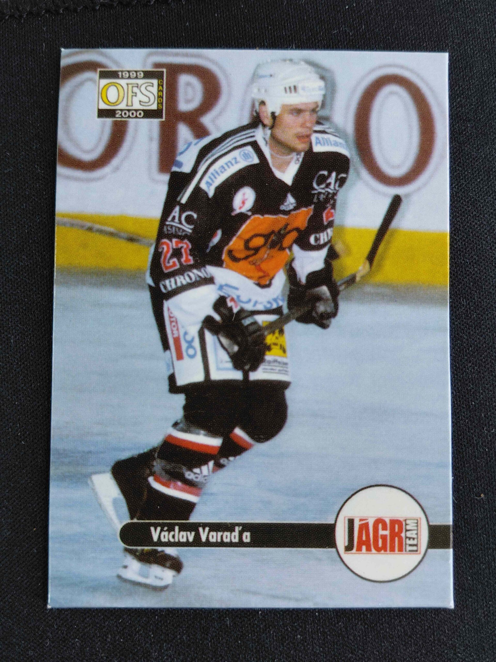 1999/2000 OFS Cards Jágr Team 38 Václav Varaďa Inzert