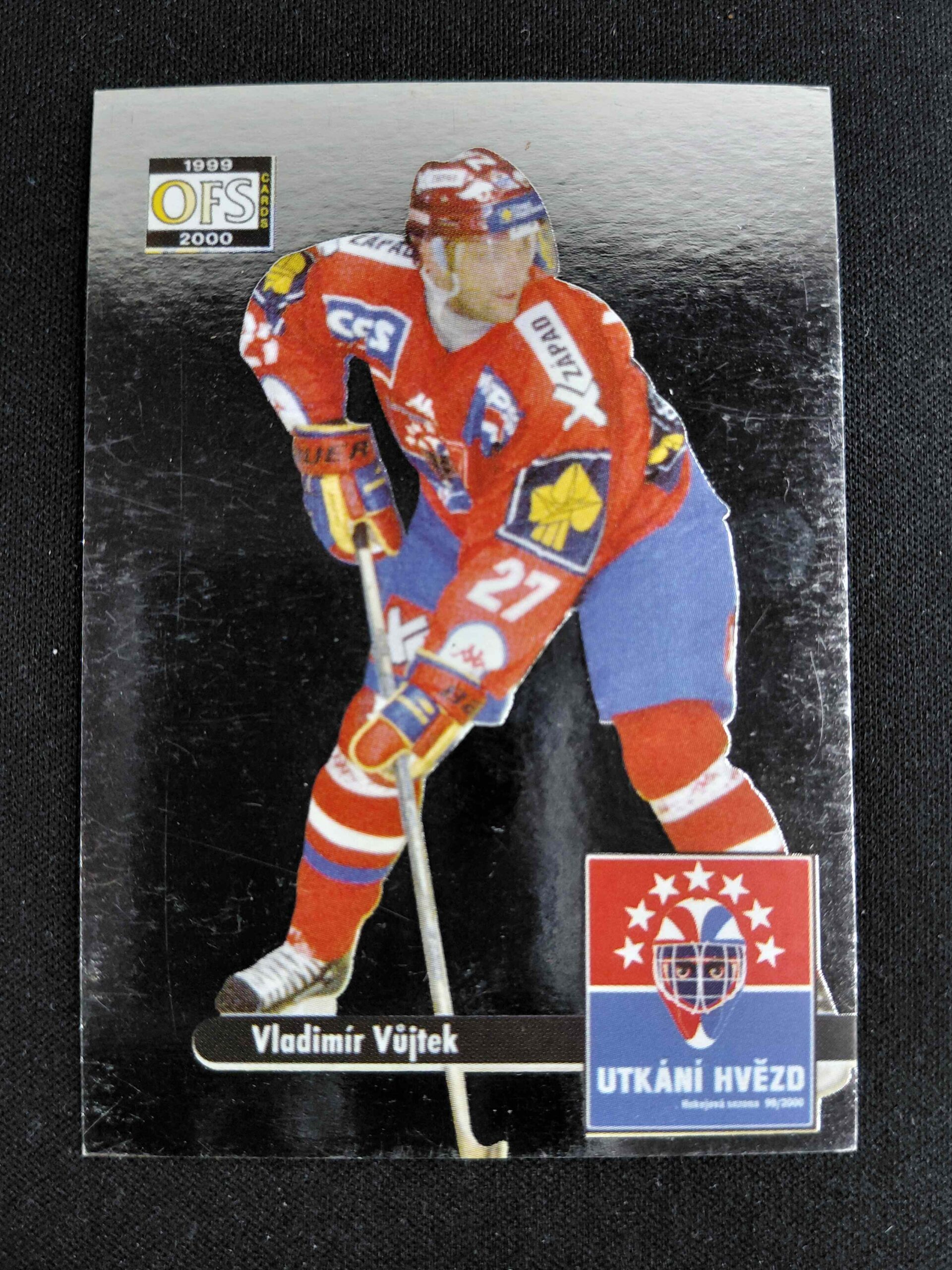 1999/2000 OFS Cards Utkání Hvězd - Stříbná 492 Vladimír Vůjtek Inzert