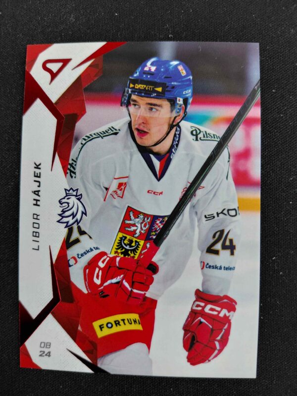 2025 Sportzoo Hokejové Česko Red 24 Libor Hájek Paralel