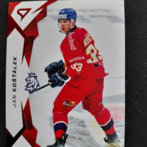 2025 Sportzoo Hokejové Česko Red 33 Jan Košťálek Paralel