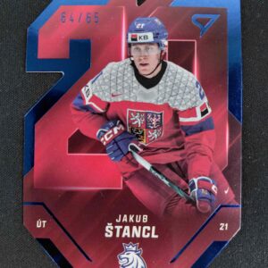 2025 Sportzoo Hokejové Česko Team 20 Blue TE-23 Jakub Štancl Inzert 64/65