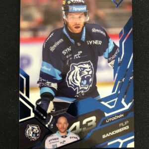 2025/2026 Sportzoo Serie 1 Azure Blue 196 Filip Sandberg Paralel