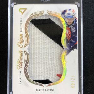 2025/2026 Sportzoo Serie 2 Ultimate Origin Emblem Edition UO-JL Jakub Lauko Patch 08/21