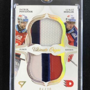 2025/2026 Sportzoo Serie 1 Ultimate Origin Fusion Edition UOF-PS Patrik Poulíček, Lukáš Sedlák Patch 04/20