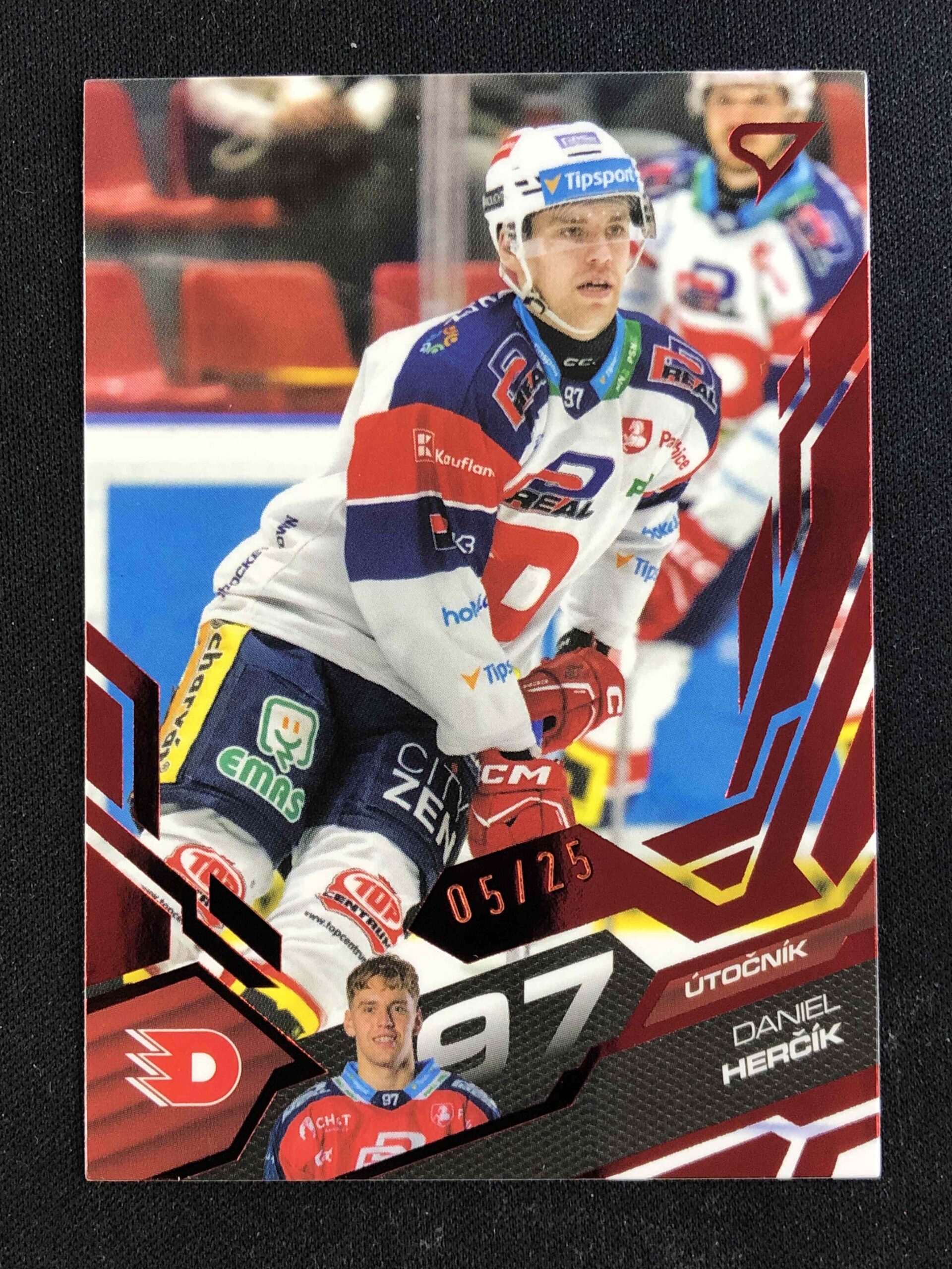 2025/2026 Sportzoo Serie 2 Ruby Red 264 Daniel Herčík Paralel 05/25