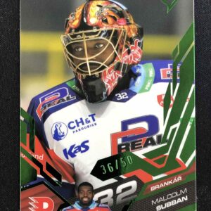 2025/2026 Sportzoo Serie 2 Emerald Green 260 Malcolm Subban Paralel 36/50