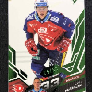 2025/2026 Sportzoo Serie 2 Emerald Green 262 Jan Košťálek Paralel 29/50