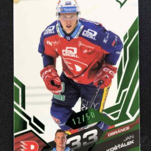 2025/2026 Sportzoo Serie 2 Emerald Green 262 Jan Košťálek Paralel 12/50