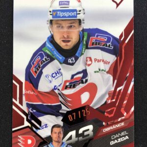 2025/2026 Sportzoo Serie 1 Ruby Red 22 Daniel Gazda Paralel 07/25
