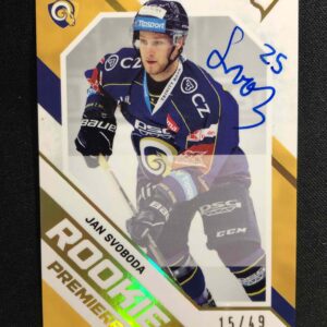 2021/2022 Sportzoo Serie 2 Rookie Premiere AUTO RP-32 Jan Svoboda Inzert 15/49