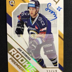 2021/2022 Sportzoo Serie 2 Rookie Premiere AUTO RP-32 Jan Svoboda Inzert 33/49