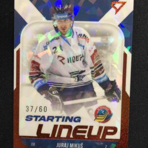 2022/2023 Sportzoo Serie 2 Starting Lineup 2nd Period SL-45 Juraj Mikuš Inzert 37/60