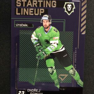 2023/2024 Sportzoo Serie 2 Starting Lineup SL-60 Ondřej Roman Inzert