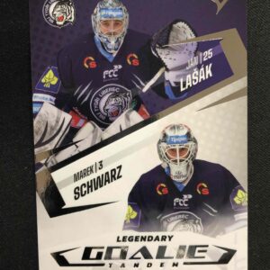 2023/2024 Sportzoo Serie 2 Goalie Tandem GT-18 Ján Lašák, Marek Schwarz Inzert