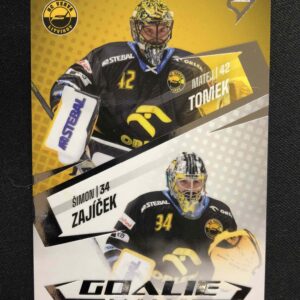 2023/2024 Sportzoo Serie 2 Goalie Tandem GT-11 Matej Tomek, Šimon Zajíček Inzert