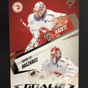 2023/2024 Sportzoo Serie 2 Goalie Tandem GT-01 Ondřej Kacetl, Marek Mazanec Inzert