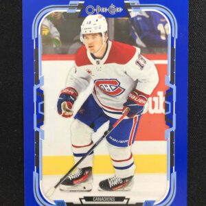 2025/2026 Upper Deck O-Pee-Chee Blue 3 Cole Caufield Paralel