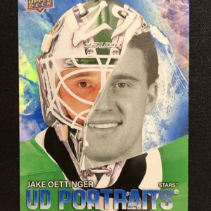 2025/2026 Upper Deck Series 2 Portraits P-56 Jake Oettinger Inzert