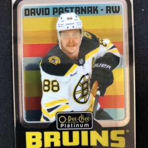 2024/2025 Upper Deck OPC Platinum Retro R56 David Pastrnak Paralel