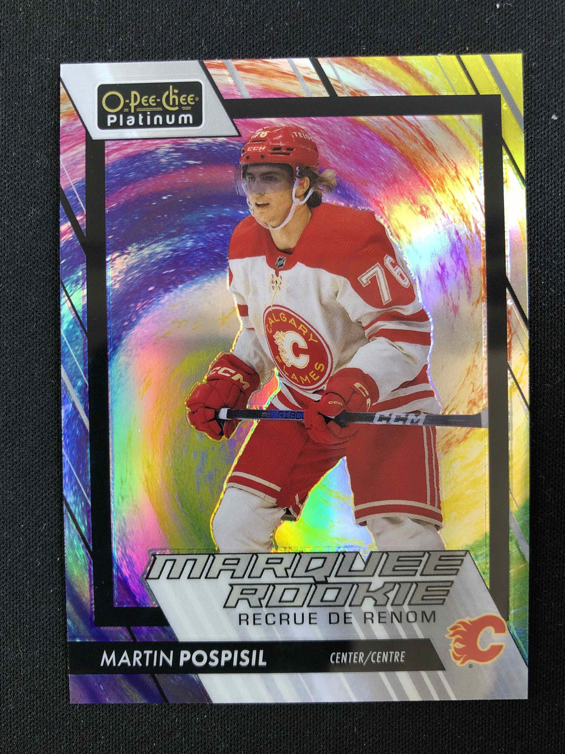 2023/2024 Upper Deck OPC Platinum Rainbow Color Wheel Marquee Rookie 271 Martin Pospisil Paralel