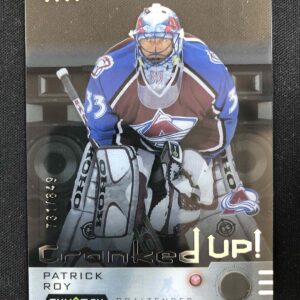 2023/2024 Upper Deck Synergy Cranked Up! CR-PR Patrick Roy Inzert 731/849