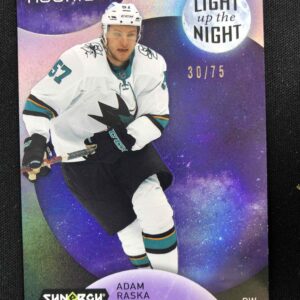 2022/2023 Upper Deck Synergy Light Up the Night Rookies Pink LNR-AR Adam Raska Inzert 30/75