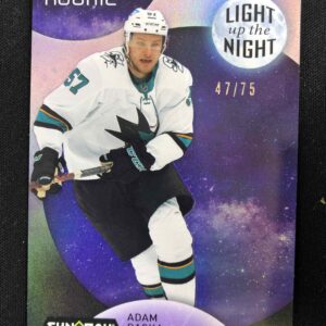 2022/2023 Upper Deck Synergy Light Up the Night Rookies Pink LNR-AR Adam Raska Inzert 47/75