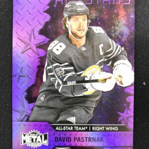 2020/2021 Upper Deck Skybox Metal Universe Purple Spectrum 158 David Pastrnak Paralel 104/199