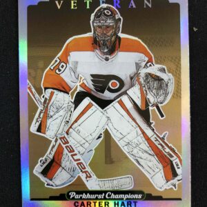 2022/2023 Upper Deck Parkhurst Champions Gold Rainbow 149 Carter Hart Paralel