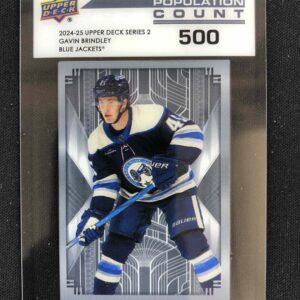2024/2025 Upper Deck Series 2 Population Count 500 PC-39 Gavin Brindley Inzert /500