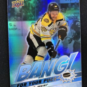 2024/2025 Upper Deck Series 2 Bang! For Your Puck BP-9 David Pastrnak Inzert