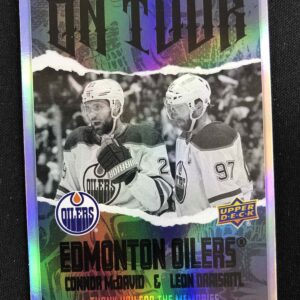 2024/2025 Upper Deck Series 2 On Tour Black OT-27 Connor McDavid, Leon Draisaitl Inzert