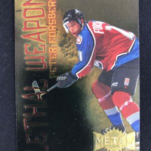 1996/1997 Fleer Metal Universe Lethal Weapon 4 Peter Forsberg Inzert