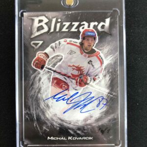 2025/2026 Sportzoo Serie 1 Blizzard Black AUTO BLS-KO Michal Kovařčík AUTO 1/1