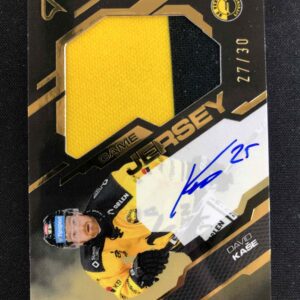 2025/2026 Sportzoo Serie 2 Game Jersey Gold AUTO GJS-DK David Kaše AUTO Jersey 27/30