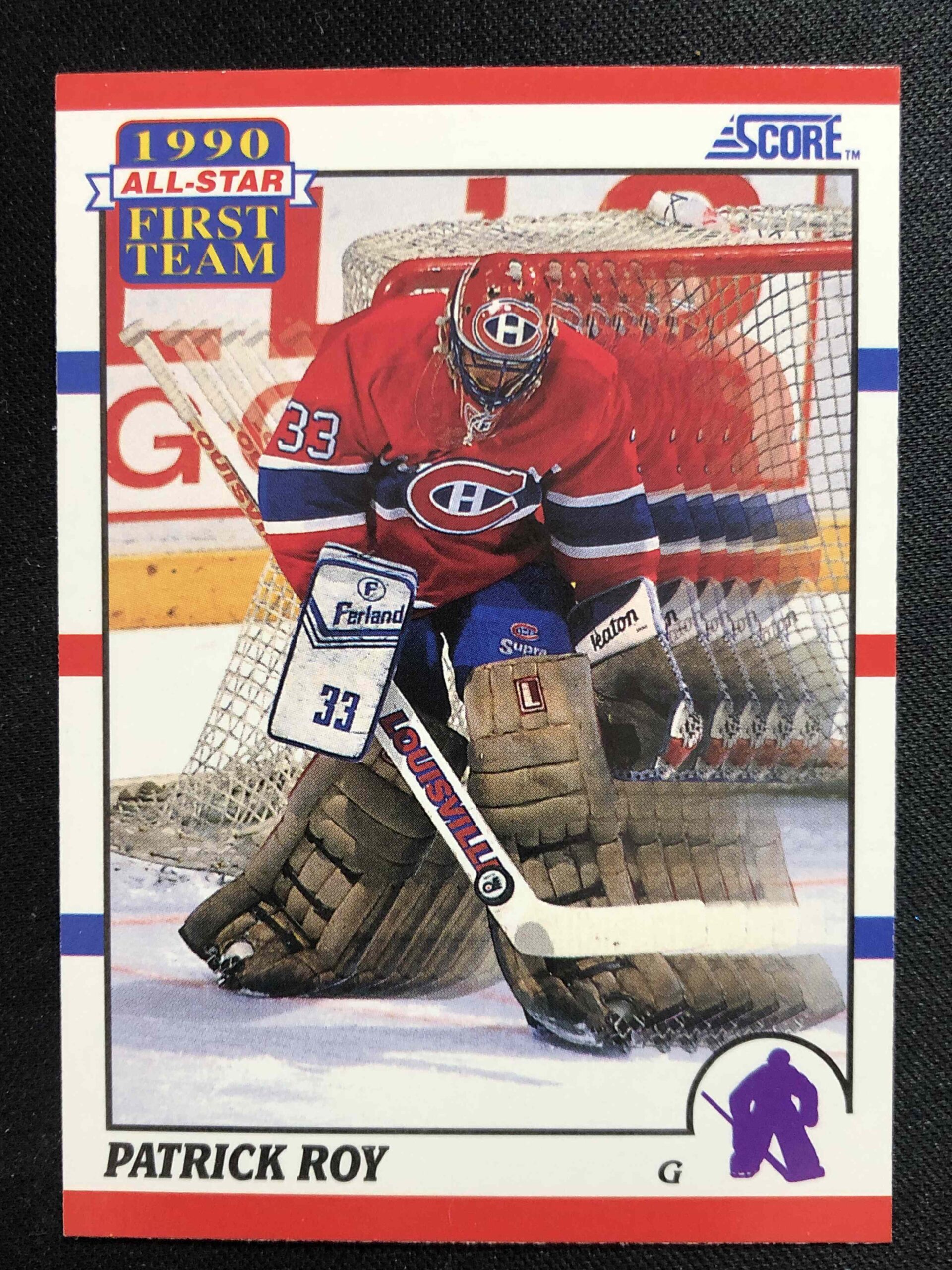 1990/1991 Score Base 312 Patrick Roy