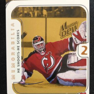 2002/2003 In the Game Parkhurst He Shoots He Scores Martin Brodeur Inzert