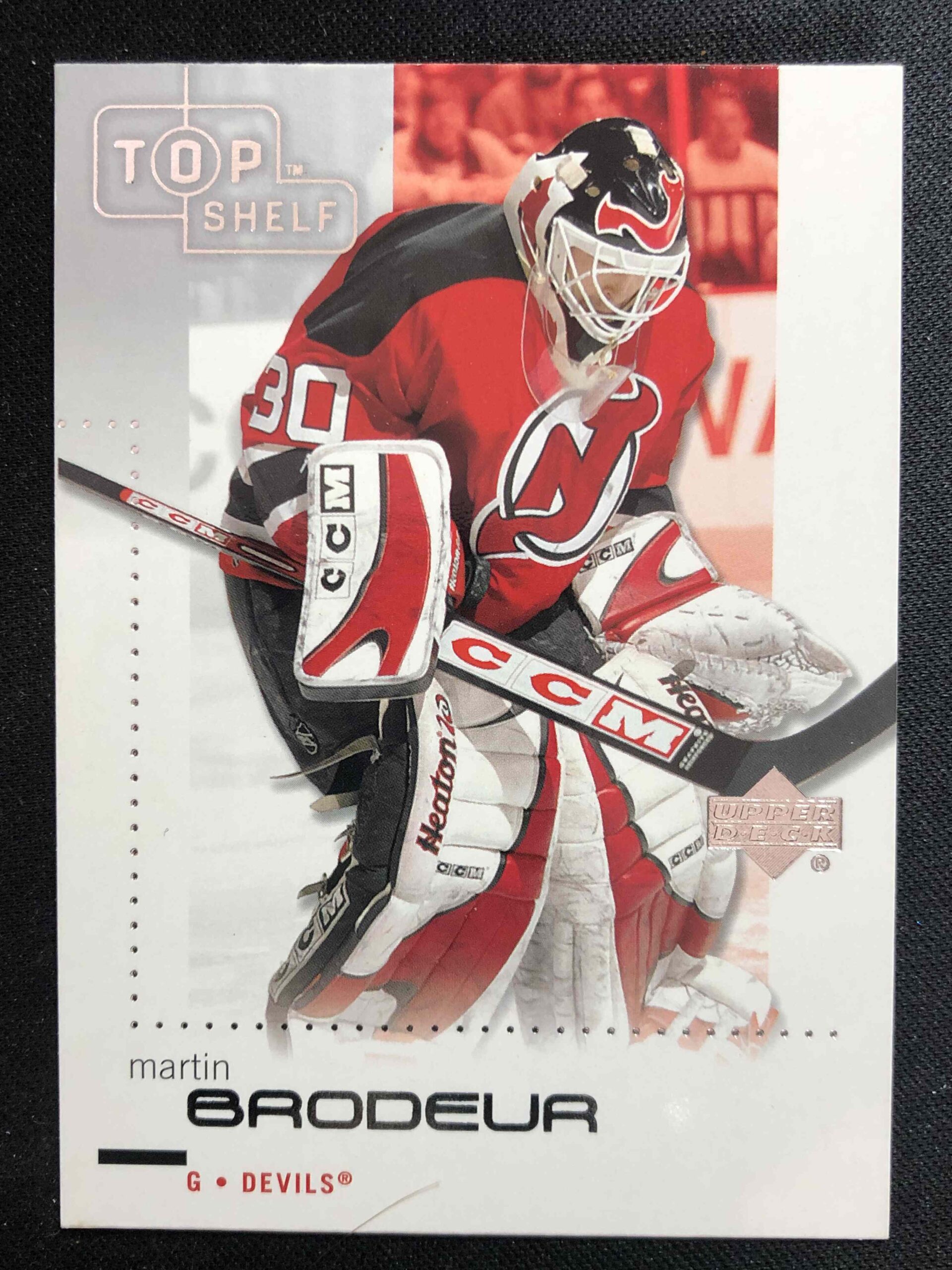 2002/2003 Upper Deck Top Shelf Base 52 Martin Brodeur