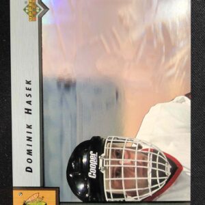 1992/1993 Upper Deck Series 1 Euro-Rookie Team ERT3 Dominik Hašek Inzert