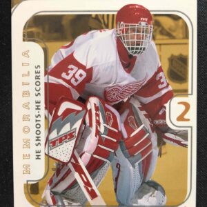 2002/2003 In the Game Parkhurst He Shoots He Scores Dominik Hašek Inzert