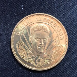 1996/1997 Pinnacle Mint Collection Brass 10 Daniel Alfredsson Coin