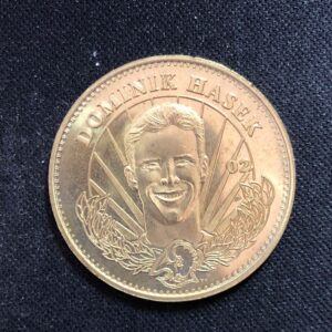 1996/1997 Pinnacle Mint Collection Brass 2 Dominik Hašek Coin