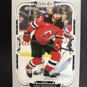 2025/2026 Upper Deck O-Pee-Chee Base 398 Jonas Siegenthaler