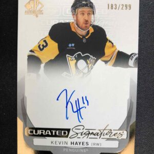 2024/2025 Upper Deck SP Authentic Curated Signatures SPC-KH Kevin Hayes AUTO 183/299