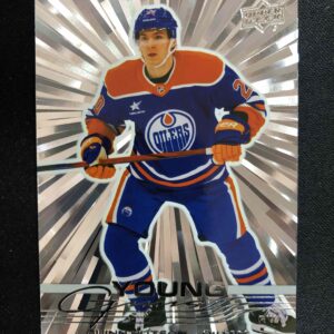 2025/2026 Upper Deck Series 1 Young Guns Outburst 224 Quinn Hutson Inzert