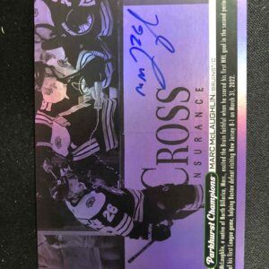 2022/2023 Upper Deck Parkhurst Champions Wire Image AUTO WI-5 Marc McLaughlin AUTO